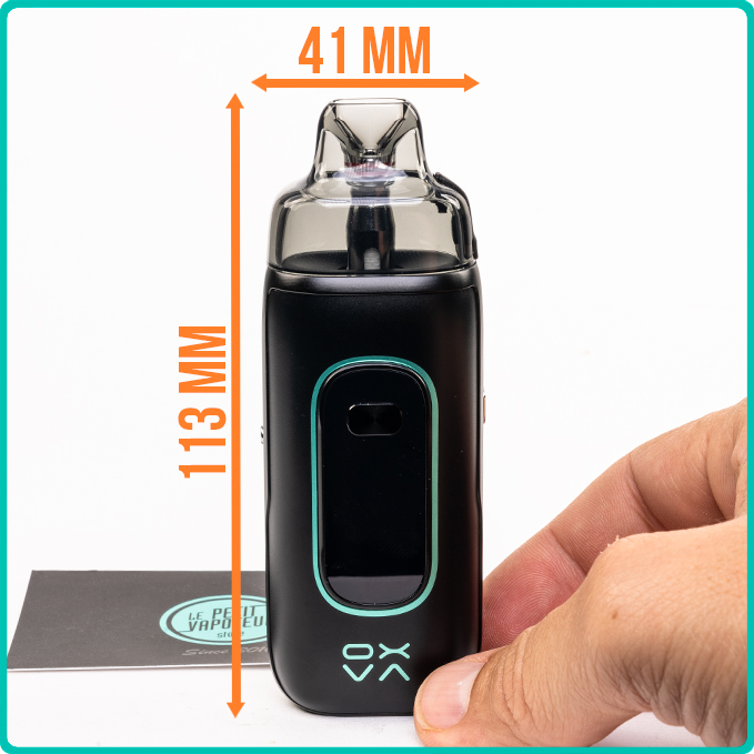 Dimensions du Pod VPrime 2 Edition LPV Oxva